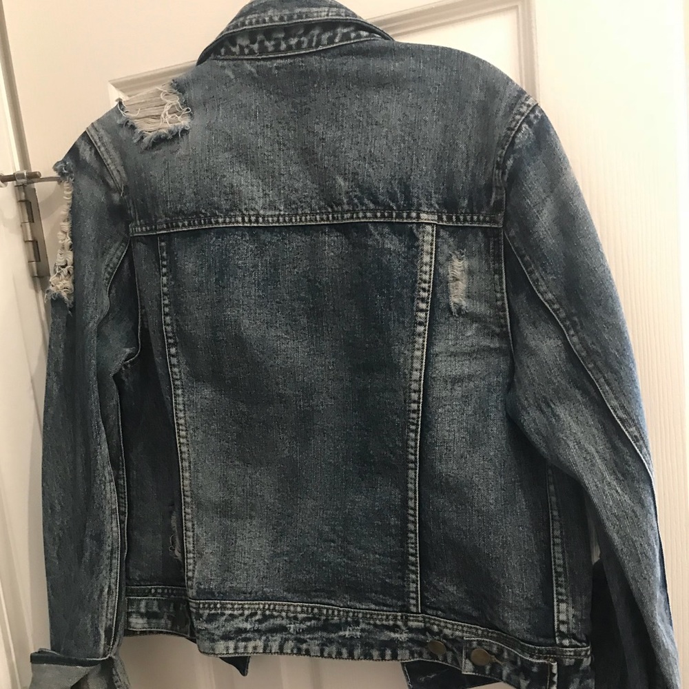 Destructed Denim Jacket - Picture 4 of 8